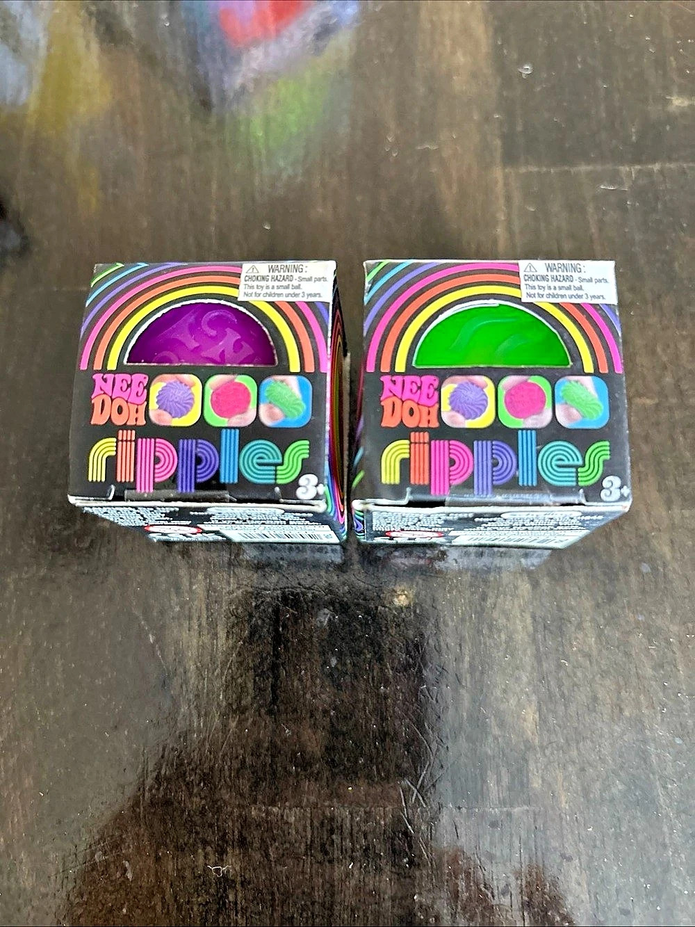 NeeDoh Nice Cube Sensory Fidget Toys Multicolor NWT mini version